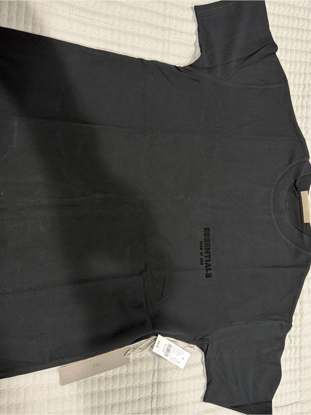 Essentials Short-Sleeve Black Logo Tee